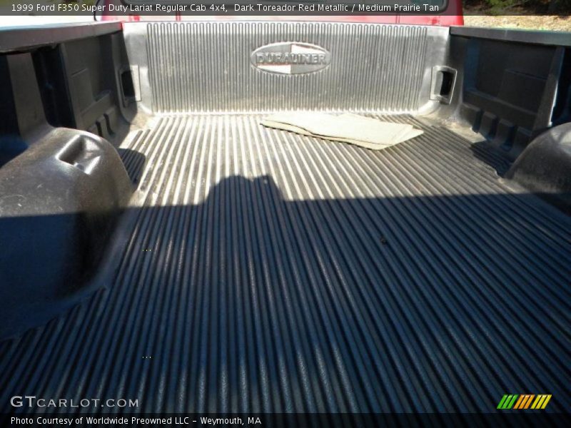 Dark Toreador Red Metallic / Medium Prairie Tan 1999 Ford F350 Super Duty Lariat Regular Cab 4x4