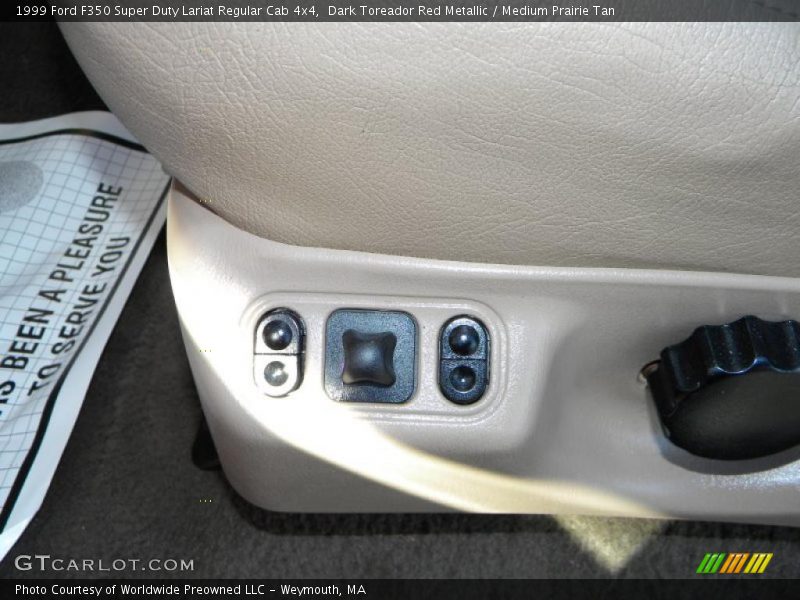 Dark Toreador Red Metallic / Medium Prairie Tan 1999 Ford F350 Super Duty Lariat Regular Cab 4x4