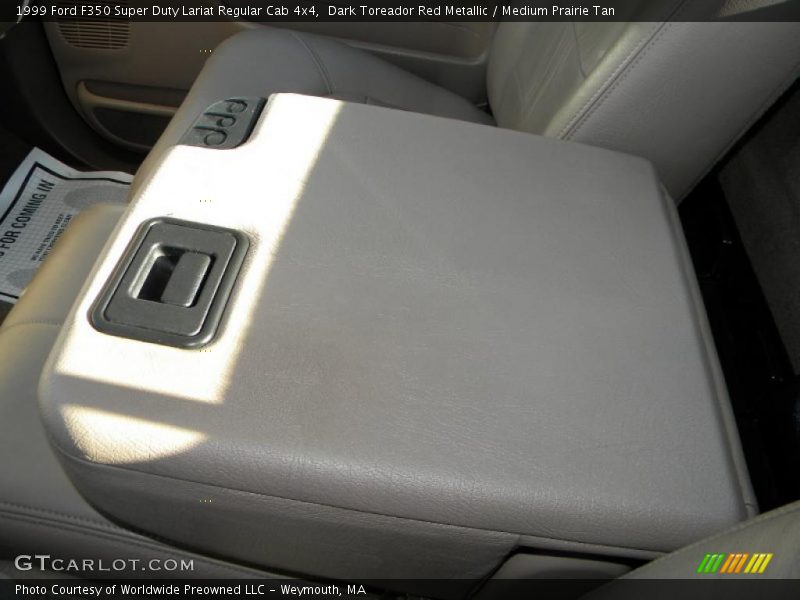 Dark Toreador Red Metallic / Medium Prairie Tan 1999 Ford F350 Super Duty Lariat Regular Cab 4x4