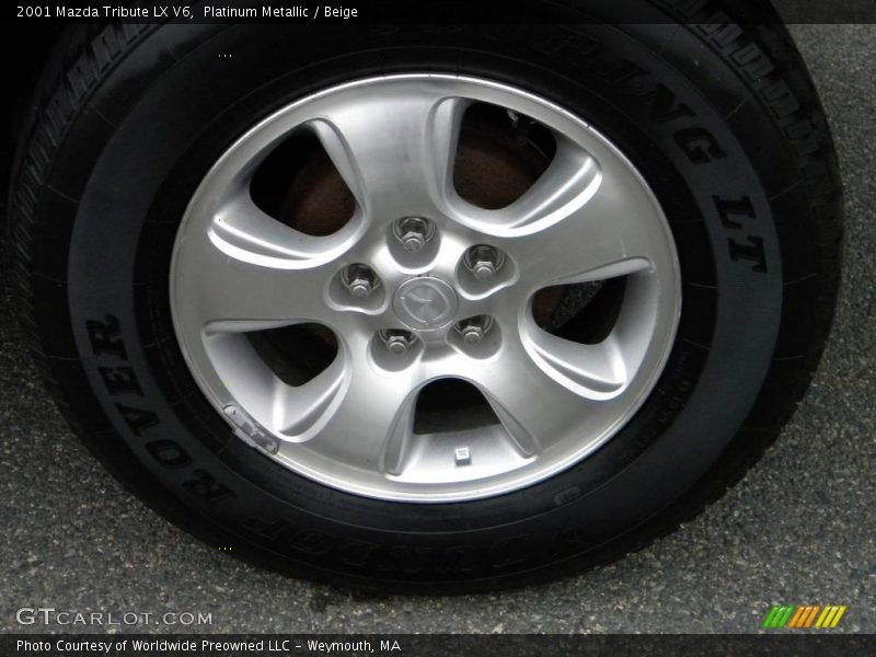Platinum Metallic / Beige 2001 Mazda Tribute LX V6