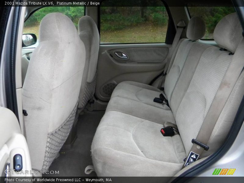 2001 Tribute LX V6 Beige Interior