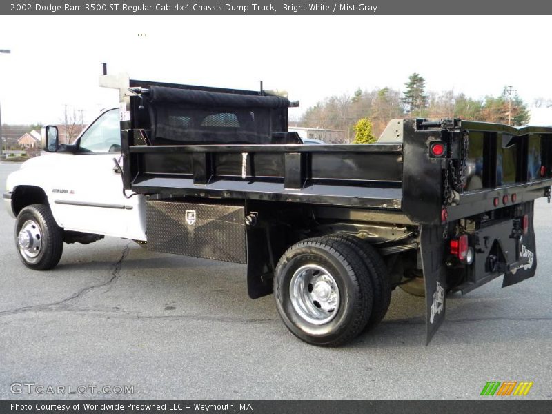  2002 Ram 3500 ST Regular Cab 4x4 Chassis Dump Truck Bright White