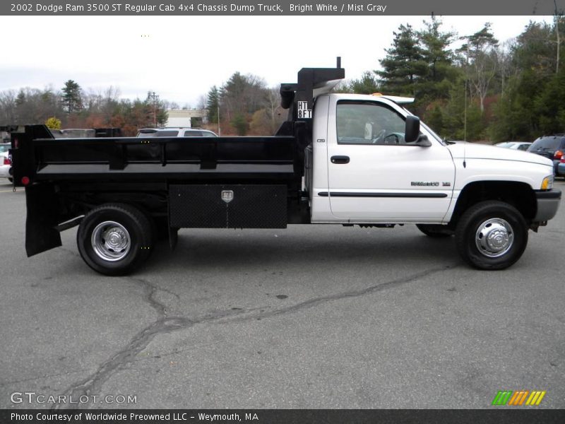  2002 Ram 3500 ST Regular Cab 4x4 Chassis Dump Truck Bright White