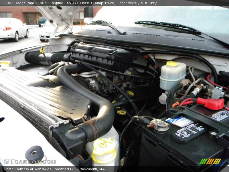  2002 Ram 3500 ST Regular Cab 4x4 Chassis Dump Truck Engine - 5.9 Liter OHV 16-Valve V8