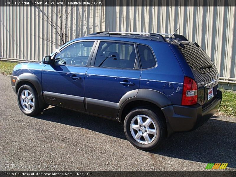 Nautical Blue / Gray 2005 Hyundai Tucson GLS V6 4WD