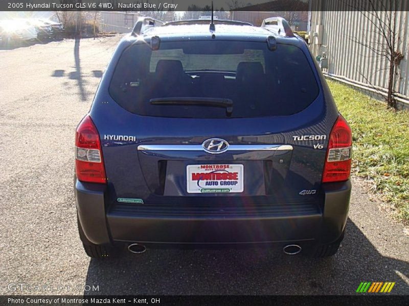 Nautical Blue / Gray 2005 Hyundai Tucson GLS V6 4WD