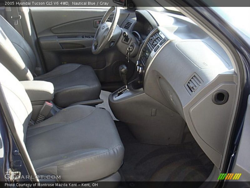 Nautical Blue / Gray 2005 Hyundai Tucson GLS V6 4WD