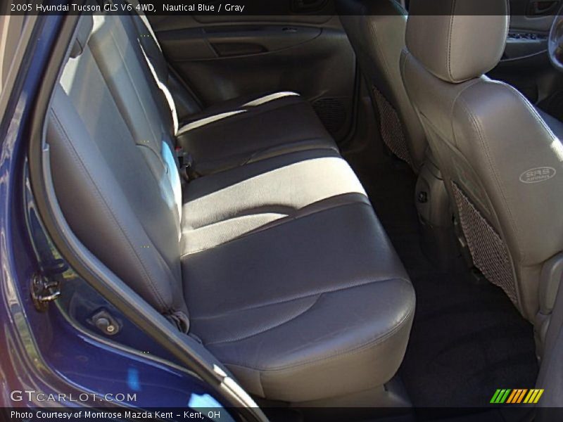 Nautical Blue / Gray 2005 Hyundai Tucson GLS V6 4WD