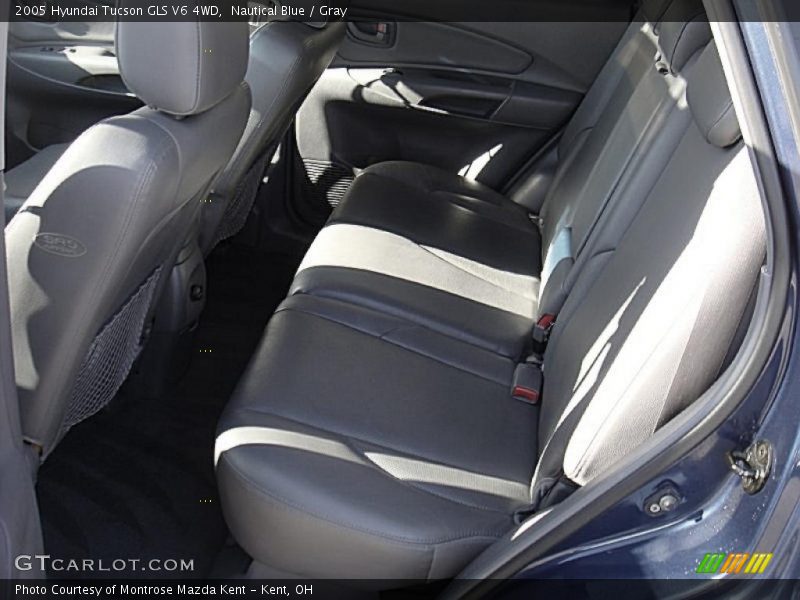 Nautical Blue / Gray 2005 Hyundai Tucson GLS V6 4WD