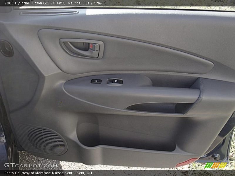 Nautical Blue / Gray 2005 Hyundai Tucson GLS V6 4WD
