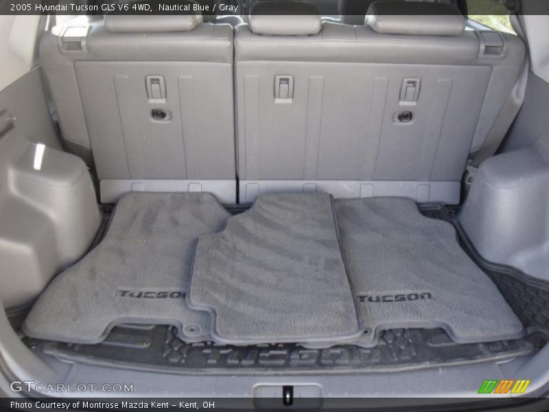 Nautical Blue / Gray 2005 Hyundai Tucson GLS V6 4WD