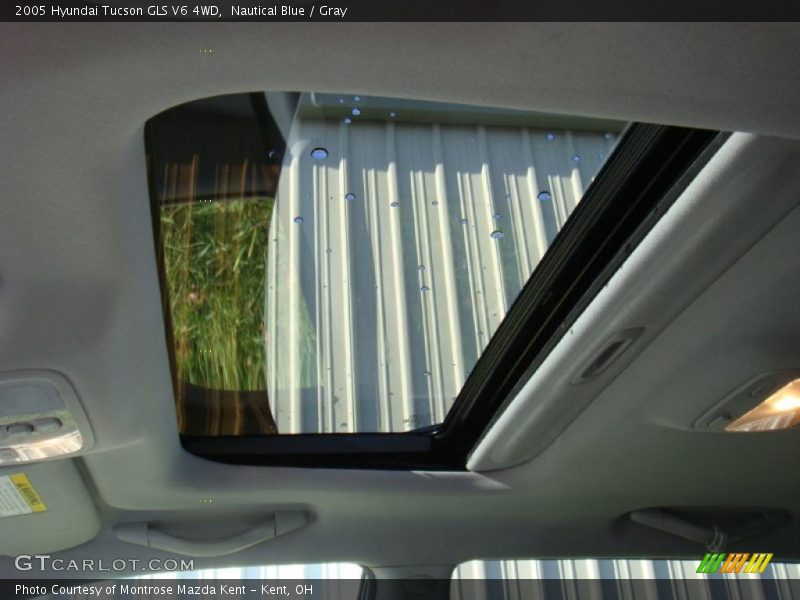 Nautical Blue / Gray 2005 Hyundai Tucson GLS V6 4WD