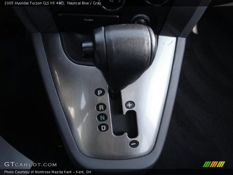 Nautical Blue / Gray 2005 Hyundai Tucson GLS V6 4WD
