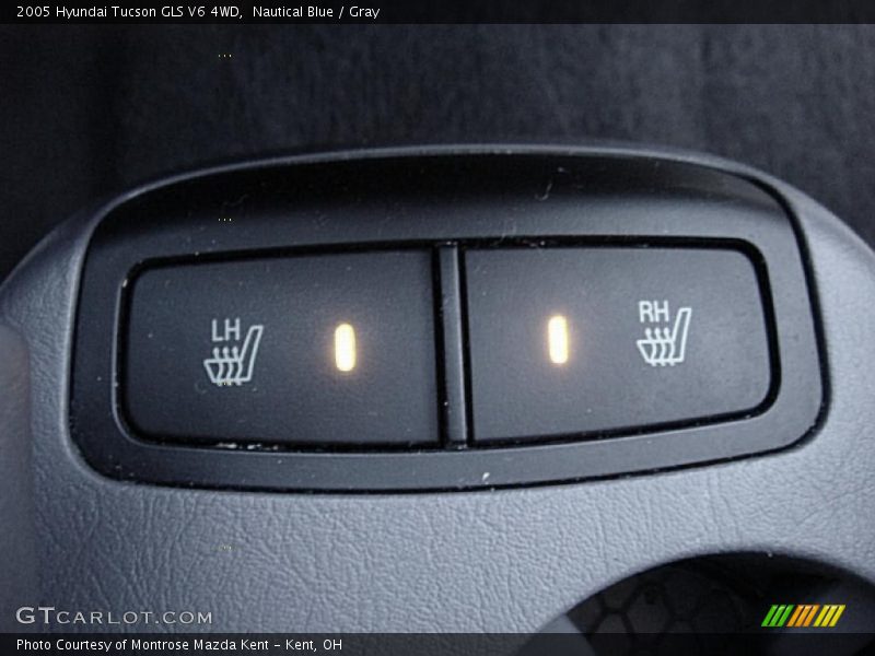 Nautical Blue / Gray 2005 Hyundai Tucson GLS V6 4WD