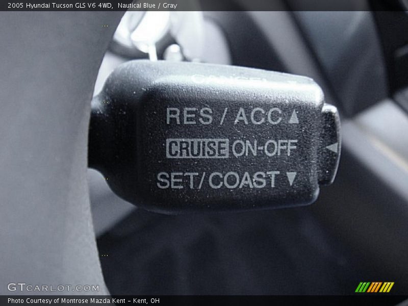 Nautical Blue / Gray 2005 Hyundai Tucson GLS V6 4WD