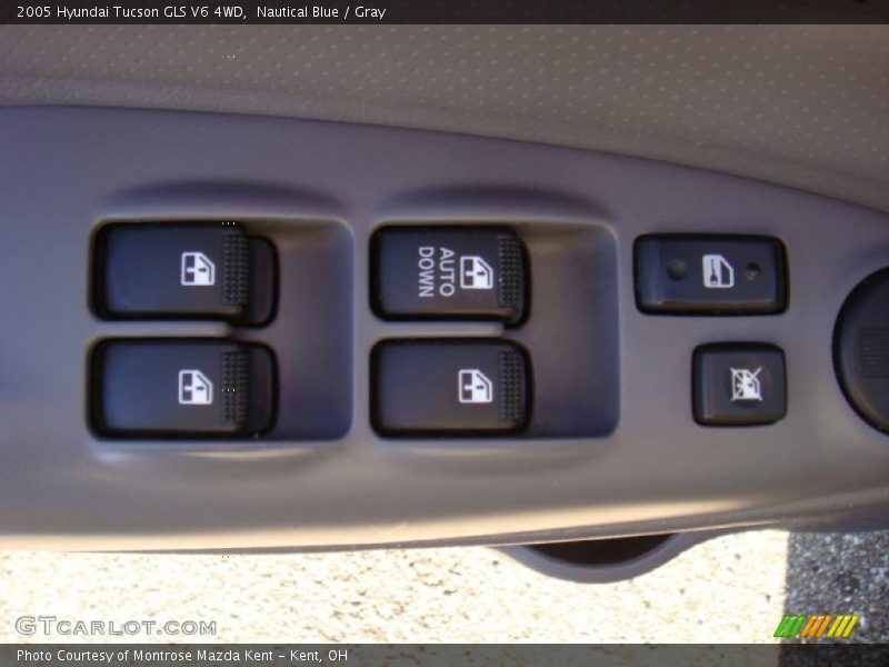 Nautical Blue / Gray 2005 Hyundai Tucson GLS V6 4WD