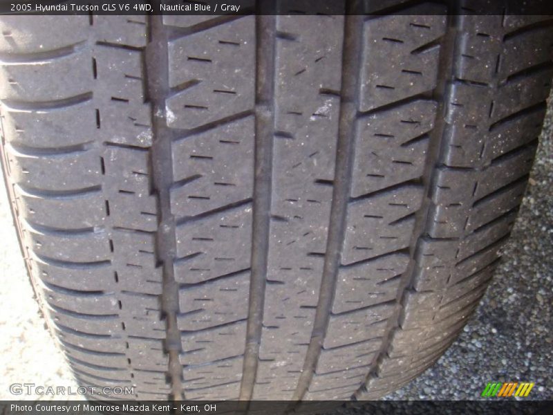 Nautical Blue / Gray 2005 Hyundai Tucson GLS V6 4WD