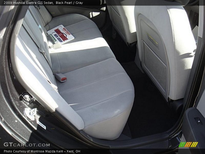 Black Pearl / Gray 2009 Hyundai Elantra GLS Sedan