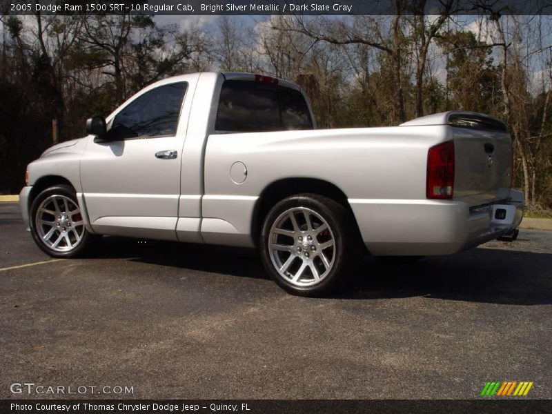 Bright Silver Metallic / Dark Slate Gray 2005 Dodge Ram 1500 SRT-10 Regular Cab