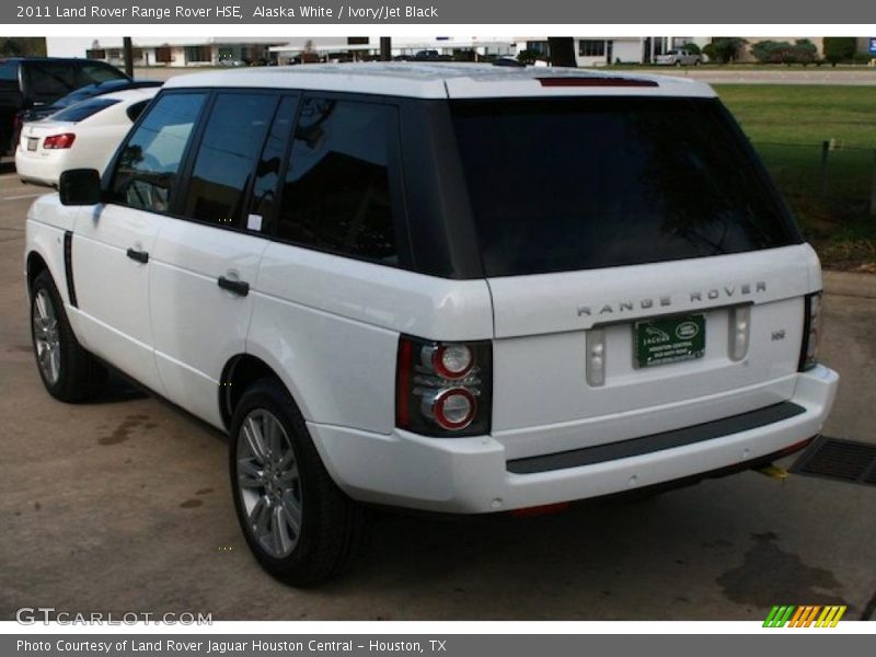 Alaska White / Ivory/Jet Black 2011 Land Rover Range Rover HSE
