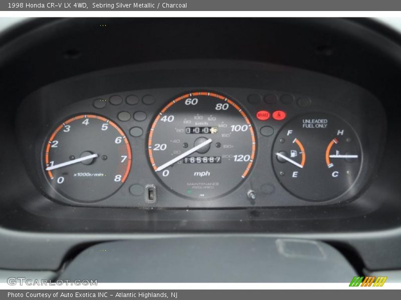  1998 CR-V LX 4WD LX 4WD Gauges