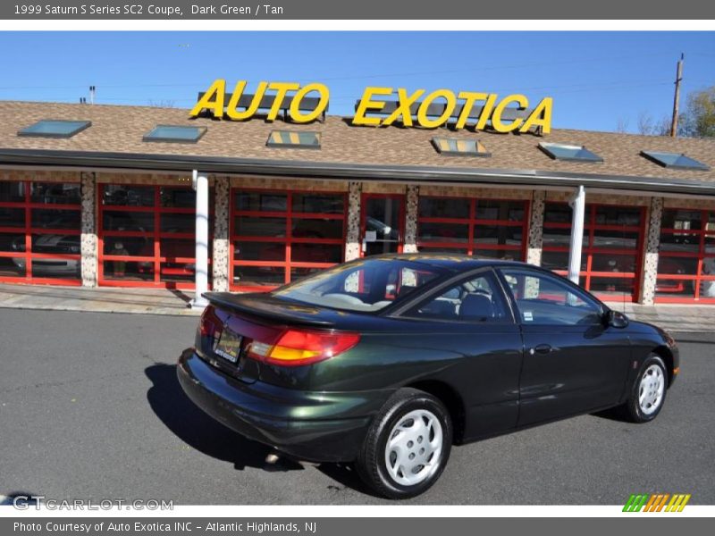 Dark Green / Tan 1999 Saturn S Series SC2 Coupe