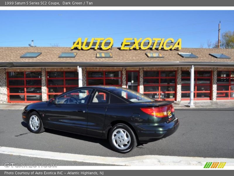 Dark Green / Tan 1999 Saturn S Series SC2 Coupe