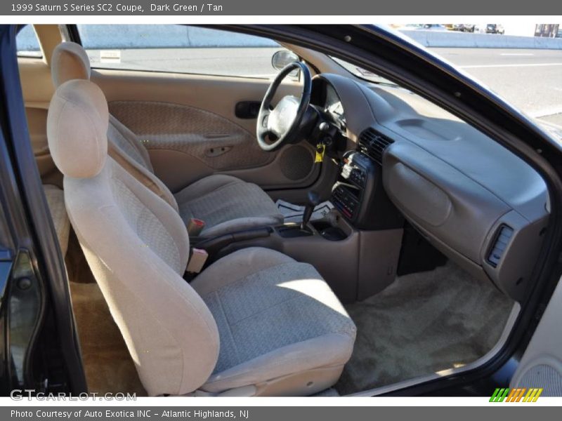 Dark Green / Tan 1999 Saturn S Series SC2 Coupe