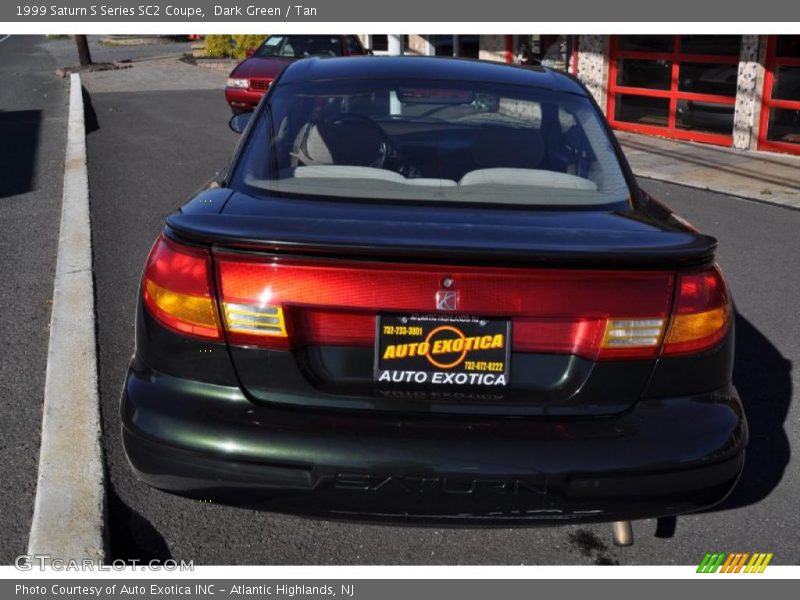 Dark Green / Tan 1999 Saturn S Series SC2 Coupe