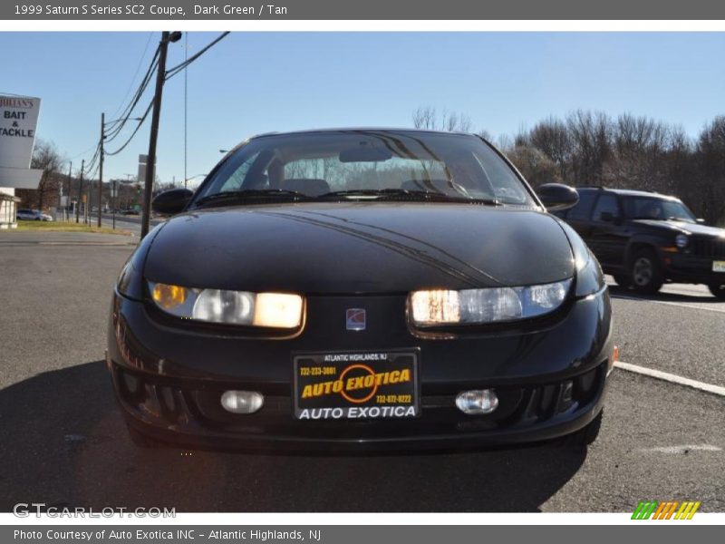 Dark Green / Tan 1999 Saturn S Series SC2 Coupe