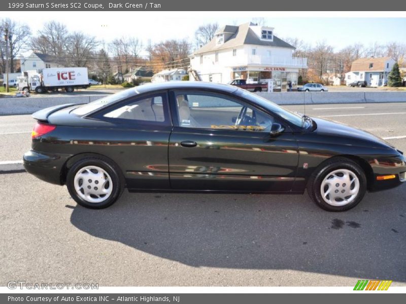 Dark Green / Tan 1999 Saturn S Series SC2 Coupe