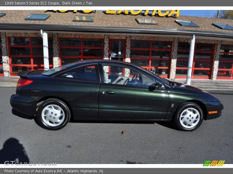Dark Green / Tan 1999 Saturn S Series SC2 Coupe