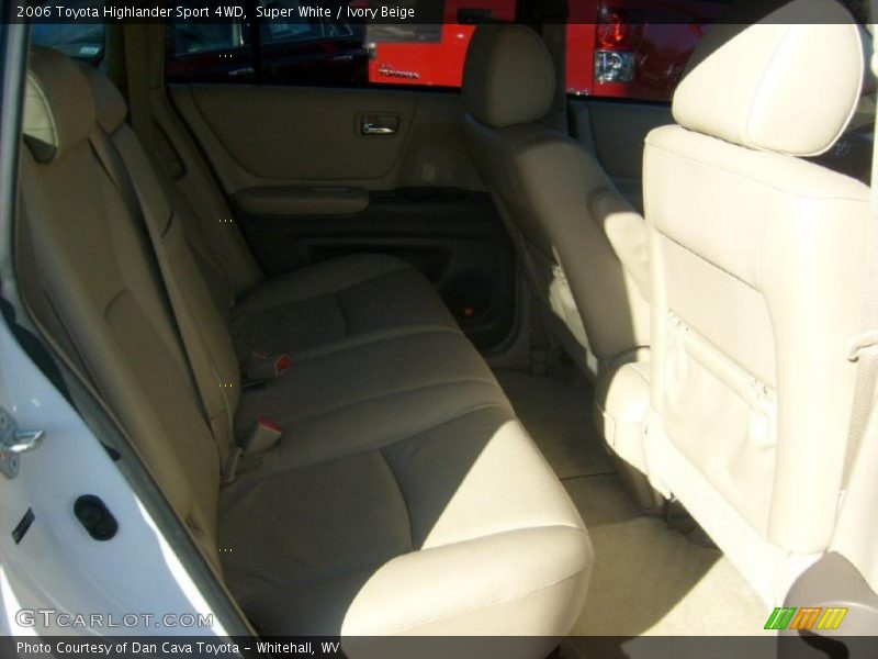 Super White / Ivory Beige 2006 Toyota Highlander Sport 4WD