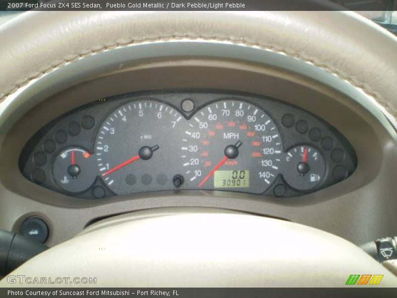Pueblo Gold Metallic / Dark Pebble/Light Pebble 2007 Ford Focus ZX4 SES Sedan