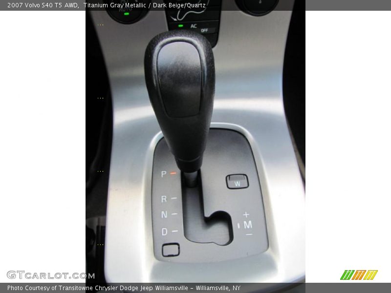  2007 S40 T5 AWD 5 Speed Geartronic Automatic Shifter