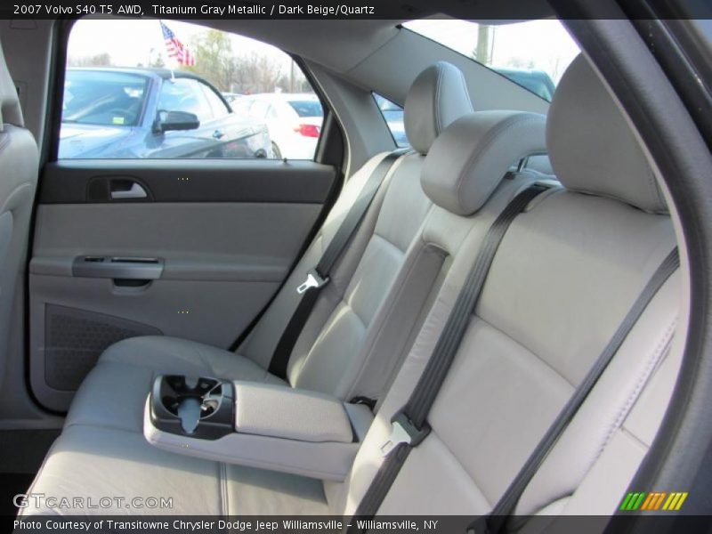  2007 S40 T5 AWD Dark Beige/Quartz Interior