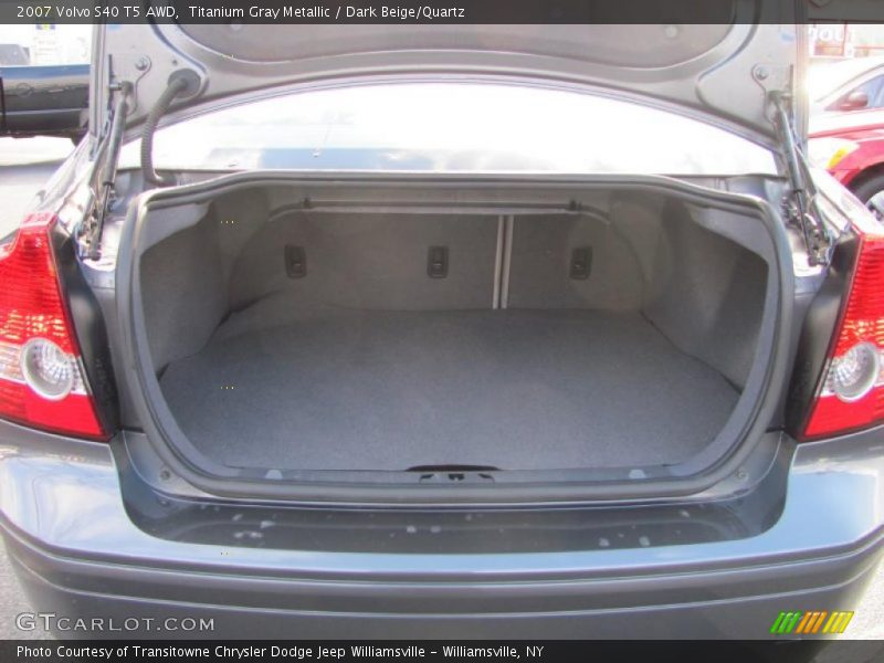  2007 S40 T5 AWD Trunk