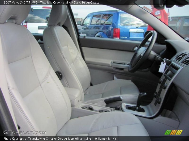  2007 S40 T5 AWD Dark Beige/Quartz Interior