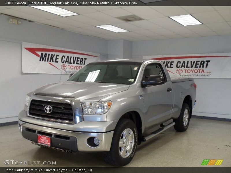 Silver Sky Metallic / Graphite Gray 2007 Toyota Tundra TRD Regular Cab 4x4