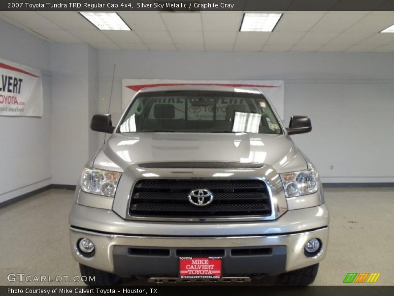 Silver Sky Metallic / Graphite Gray 2007 Toyota Tundra TRD Regular Cab 4x4