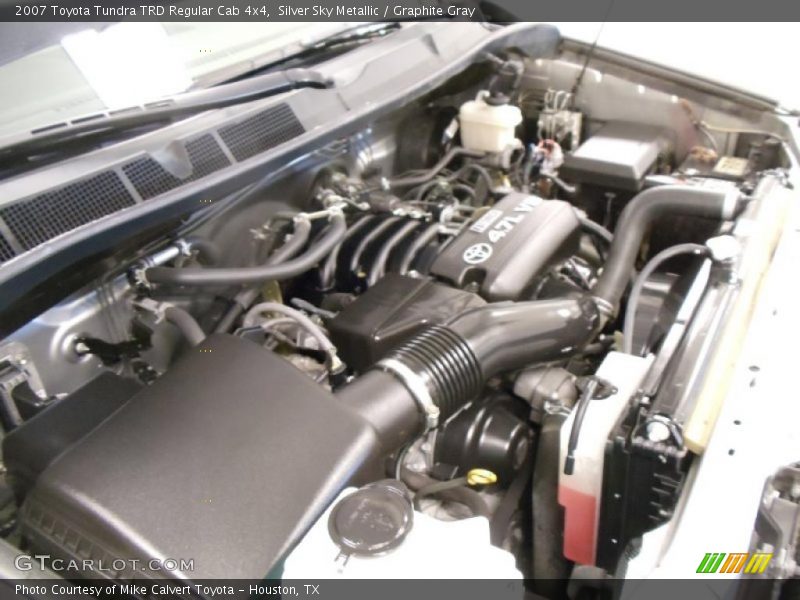 Silver Sky Metallic / Graphite Gray 2007 Toyota Tundra TRD Regular Cab 4x4
