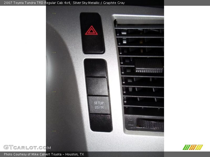 Silver Sky Metallic / Graphite Gray 2007 Toyota Tundra TRD Regular Cab 4x4