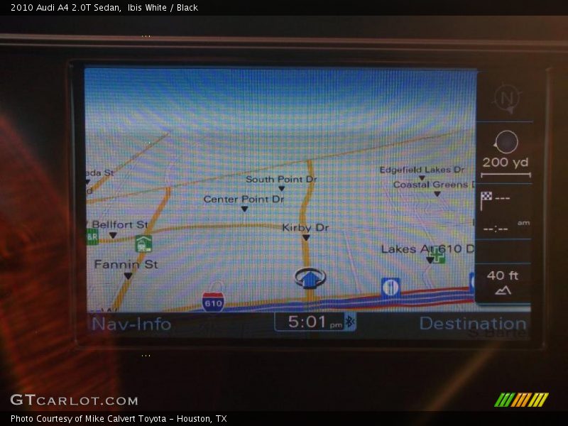 Ibis White / Black 2010 Audi A4 2.0T Sedan