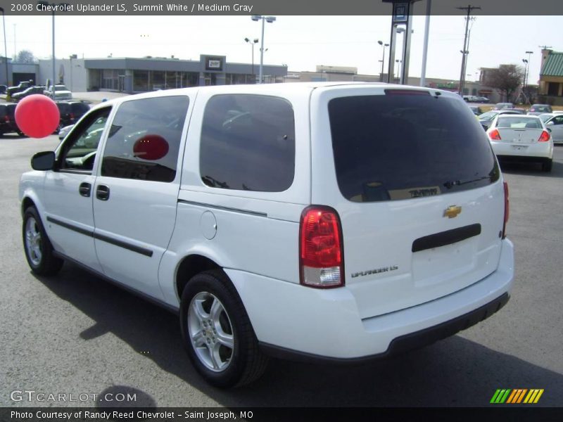 Summit White / Medium Gray 2008 Chevrolet Uplander LS