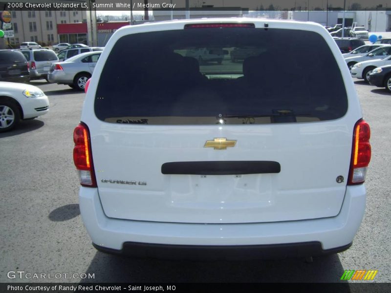 Summit White / Medium Gray 2008 Chevrolet Uplander LS