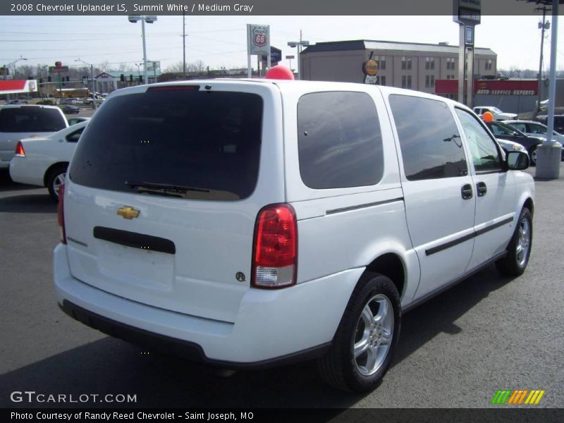 Summit White / Medium Gray 2008 Chevrolet Uplander LS