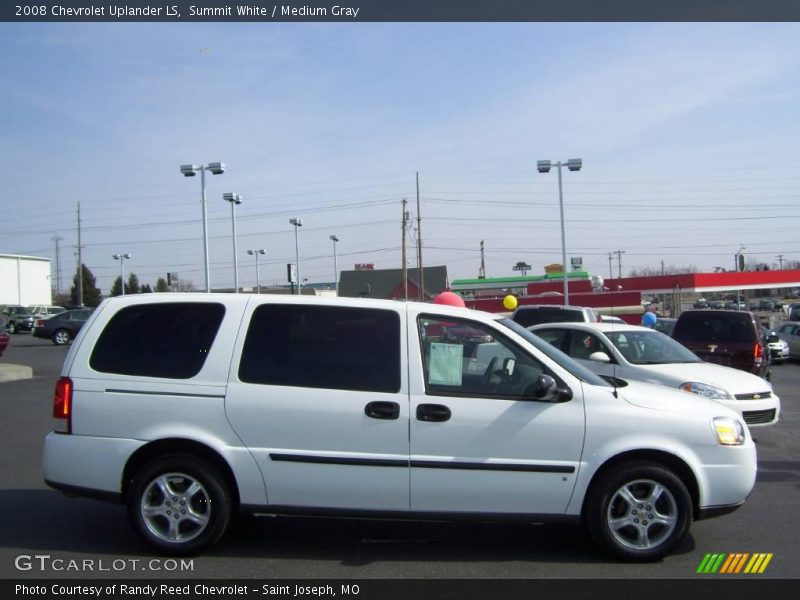 Summit White / Medium Gray 2008 Chevrolet Uplander LS