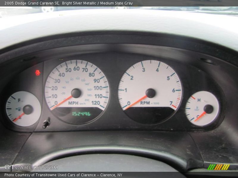 Bright Silver Metallic / Medium Slate Gray 2005 Dodge Grand Caravan SE