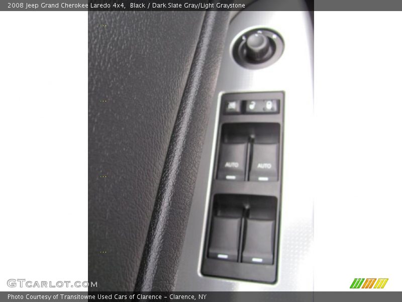 Black / Dark Slate Gray/Light Graystone 2008 Jeep Grand Cherokee Laredo 4x4