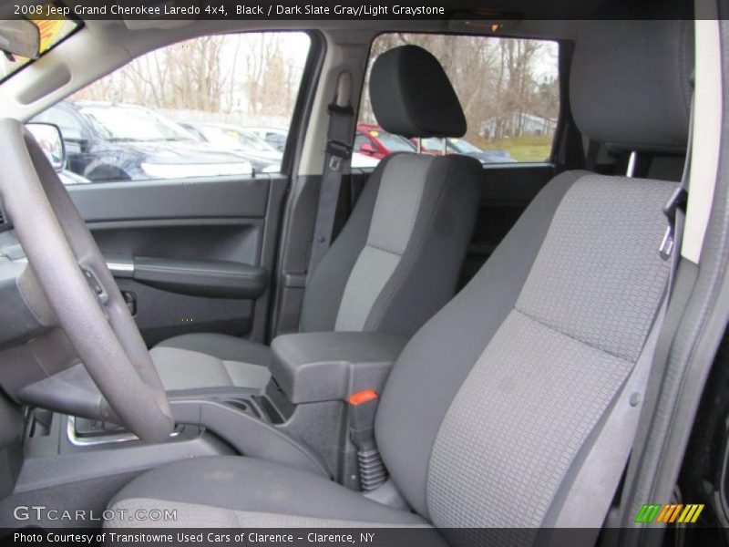Black / Dark Slate Gray/Light Graystone 2008 Jeep Grand Cherokee Laredo 4x4